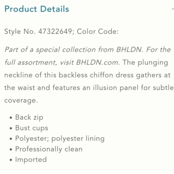 Anthropologie BHLDN /Jenny Yoo Ryan Illusion V Neck Maxi Dress Size 8 Navy Blue - Picture 13 of 14